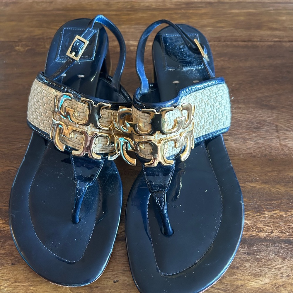 Tory Burch sandal with square heel